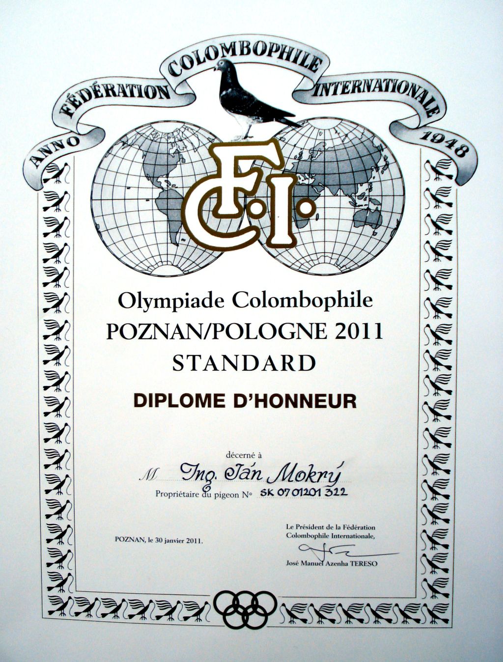 5a1 Olympiáda Poznaň  diplom 2007-01201-322 Ha.jpg